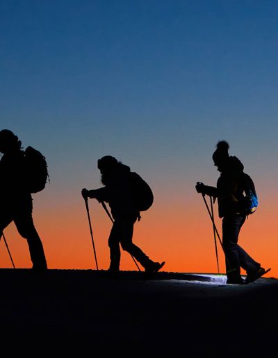 Vollmondtour mit Schneeschuhen
