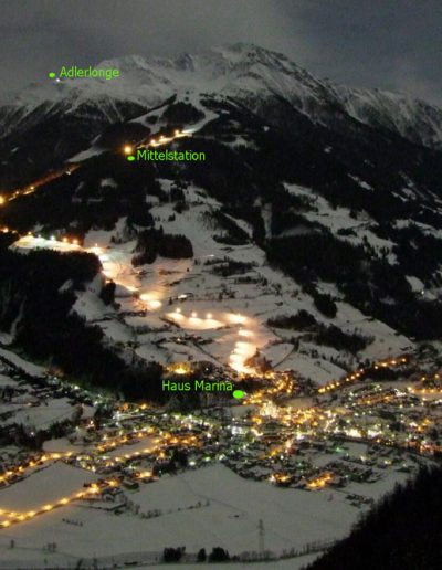 Nachtbild Talabfahrt